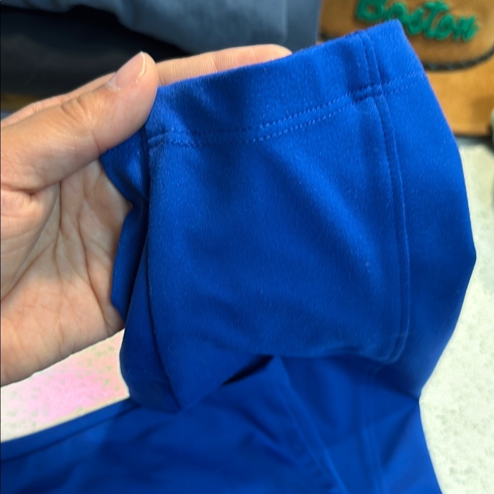 Lou & Grey by Loft Vibrant Blue Leggings, pockets, athletic or casual, ankle XL​ - Picture 6 of 11